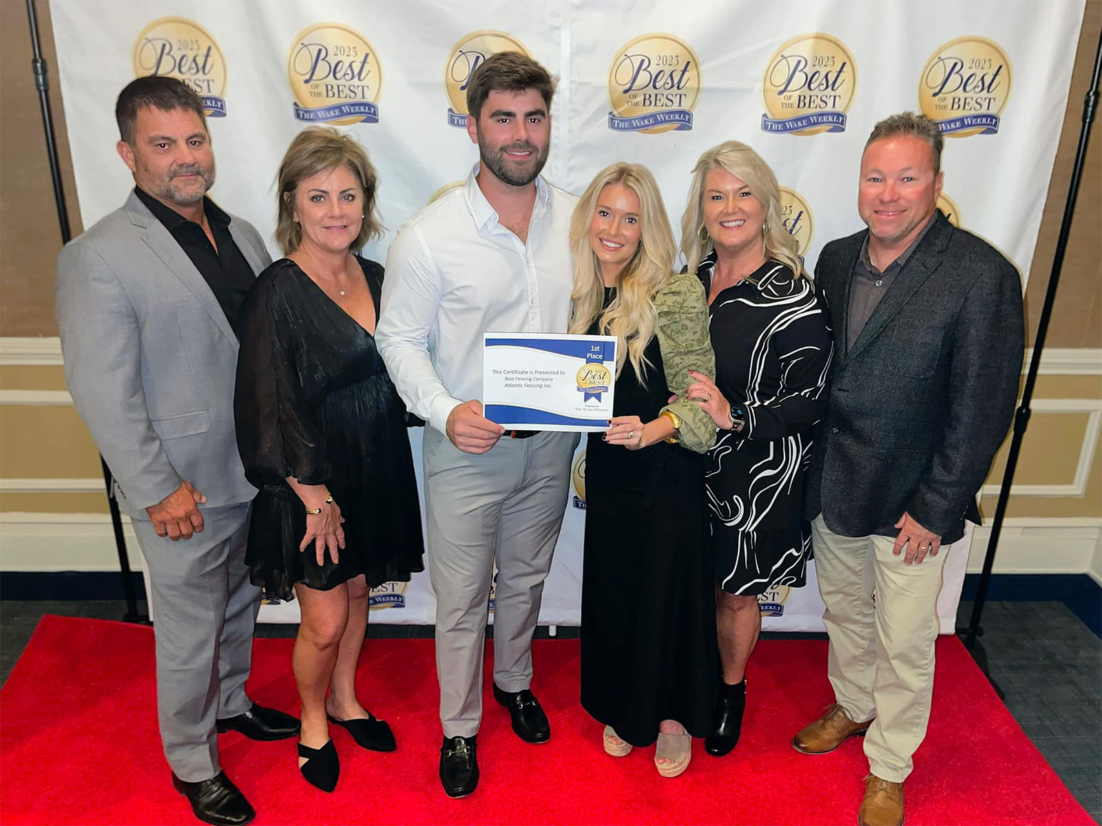 Best of the Best 2023 the Wake Weekly Award - Fence Company In Raleigh, NC