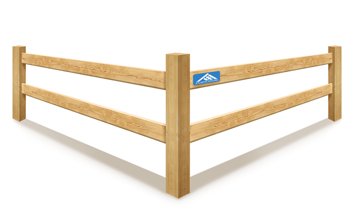 2 Rail Farm Fence - Youngsville North Carolina
