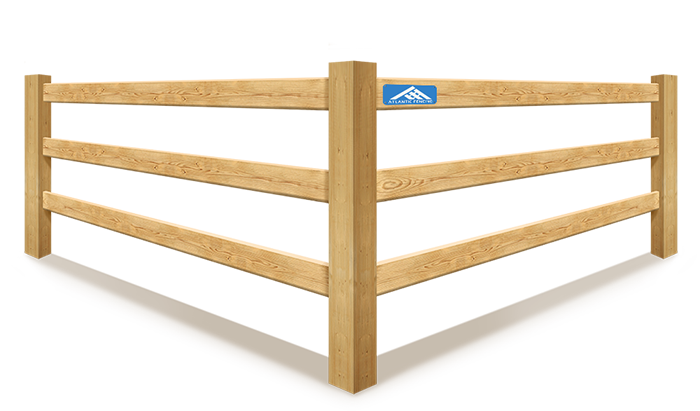 3 Rail Farm Fence - Youngsville North Carolina