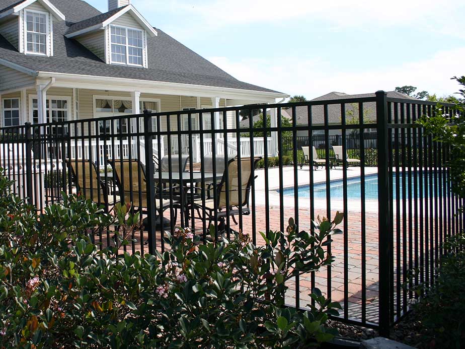 Ornamental Iron pool fencing in Youngsville North Carolina