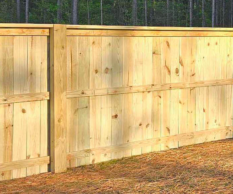 Wood fence contractor in the Youngsville North Carolina area.