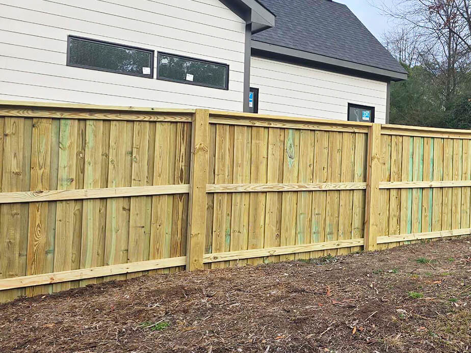 Wood decorative fencing in Youngsville North Carolina