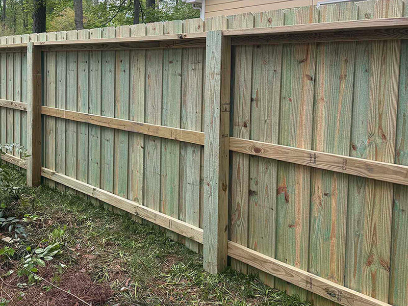 Wood pet fencing in Youngsville North Carolina