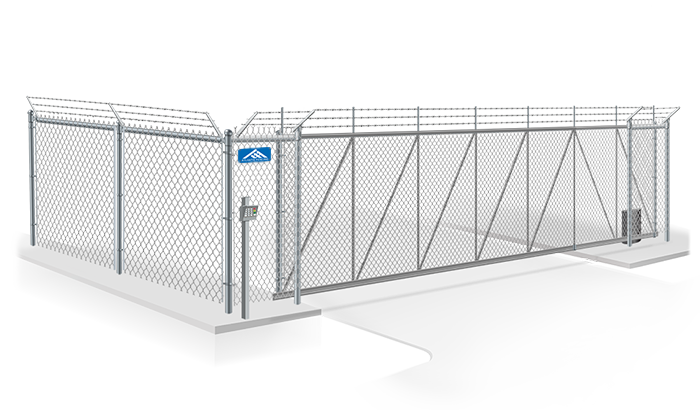 Commercial cantilever gate installation company for the Youngsville North Carolina area.