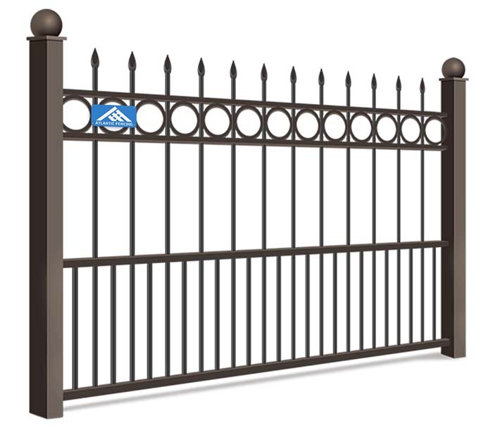 Ornamental Iron fence features popular with Youngsville North Carolina homeowners