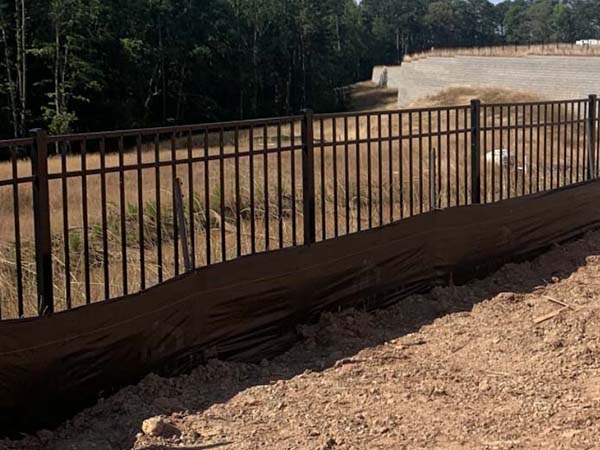 Commercial Aluminun Fence in Youngsville North Carolina