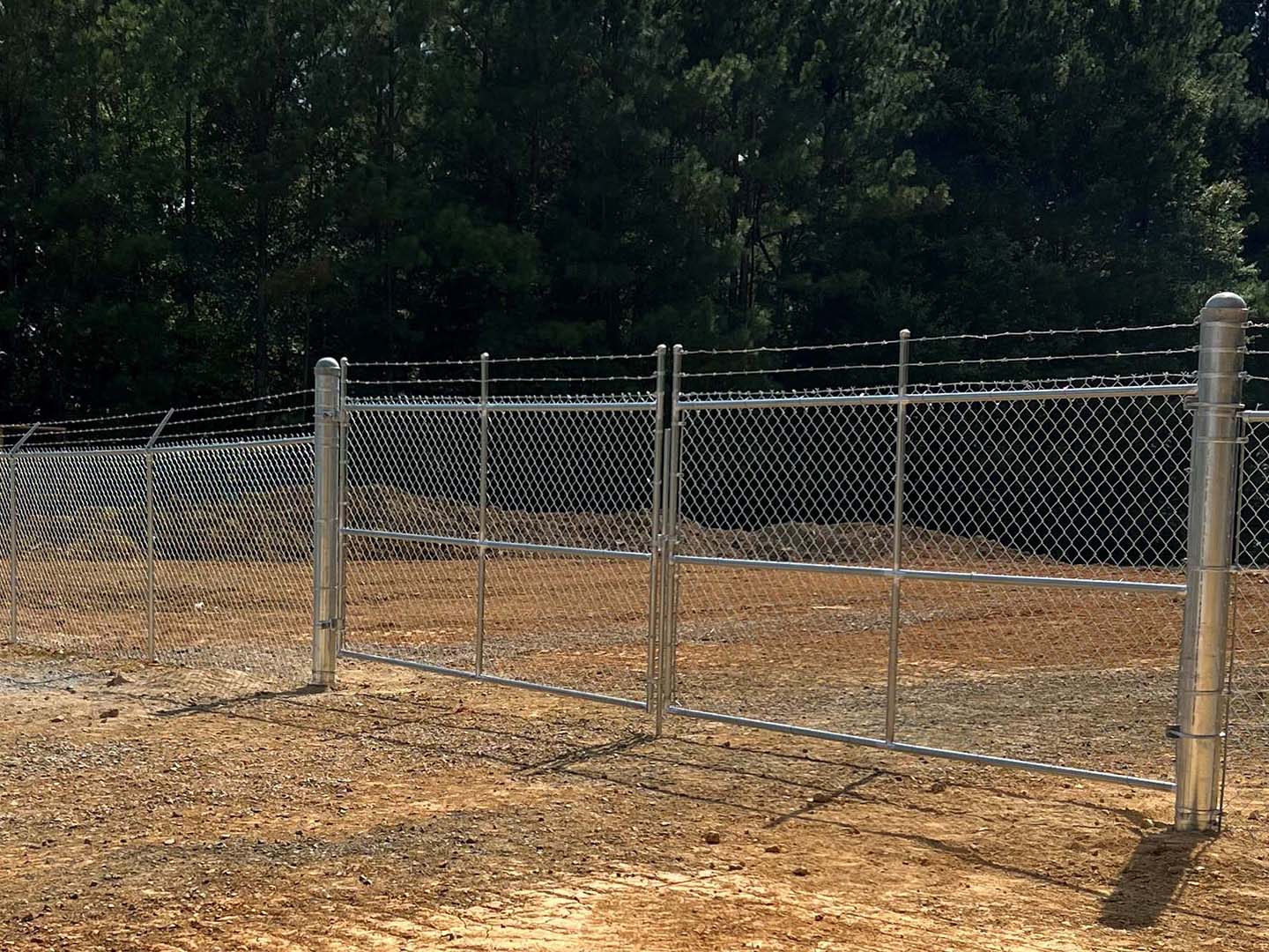 Commercial Chain-Link Fence in Youngsville North Carolina